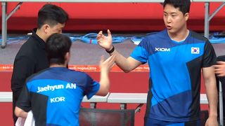 안재현의 마무리! 3경기 모두 승리한 대한민국, 8강 진출! [탁구 남자 단체 16강]