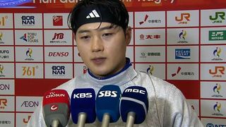 "팀원들과 LA 올림픽에서 금메달 따는 것이 최종 목표" 오상욱 인터뷰 [펜싱 사브르 남자 개인]