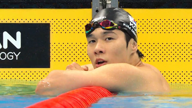 조 1위! 좋은 호흡으로 결승으로 향하는 대한민국 [수영 남자 계영 4x100m 예선]
