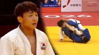 순간 방심?! 동메달 결정전으로 향하는 김찬녕 [유도 남자 -66kg 준결승]