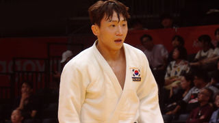 8강 진출! 지도 누적으로 한판 승을 따내는 김찬녕 [유도 남자 -66kg 16강]