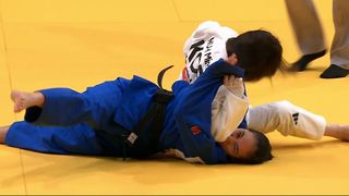 경기 시작 28초 만에 한판승! 허미미 8강 진출 [유도 여자 -57kg 16강]