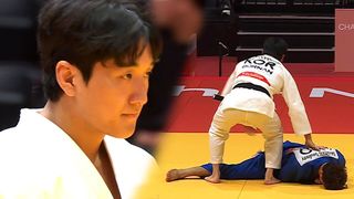 44초 만에 허벅다리 한판승! 빠르게 8강 확정 짓는 이준환 [유도 남자 -81kg 16강]