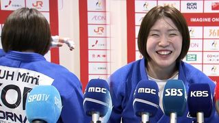 힘들었던 시간 생각나 울컥, 금메달 허미미 인터뷰 [유도 여자 -57kg 결승]