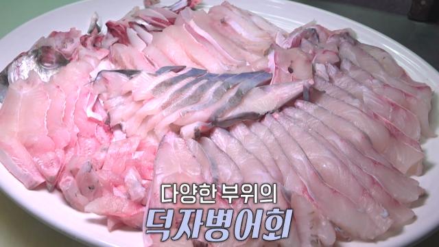 고소×쫀득 식감 자랑하는 싱싱한 덕자병어회!