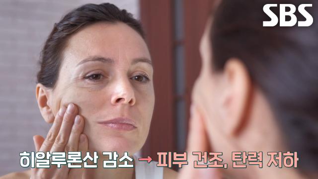 히알루론산 감소로 인해 피부 처지는 이유!