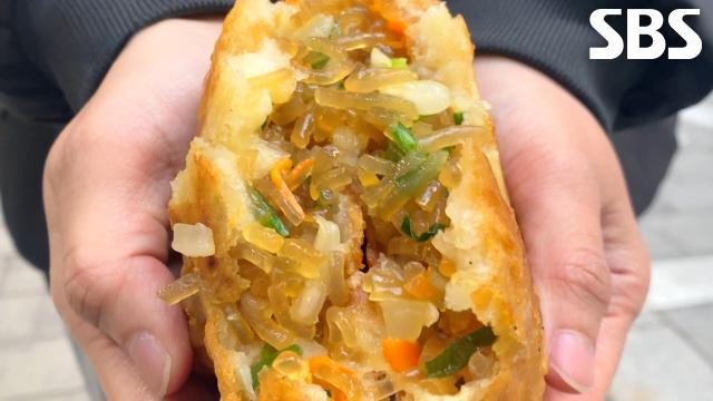호떡 덕후 달인이 소개하는 양념간장 발린 겉바속촉한 잡채 호떡↗