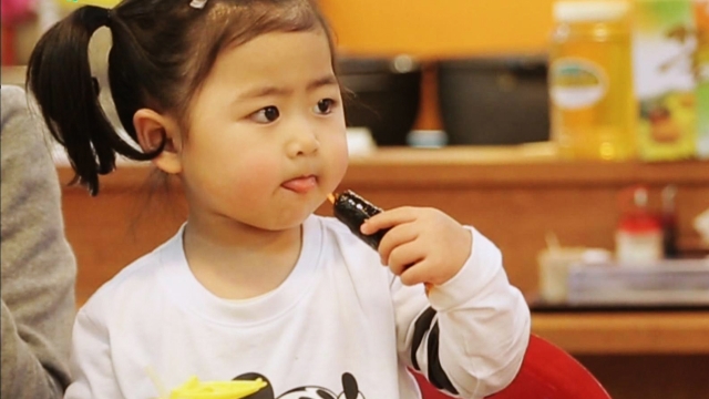 라둥이,국주 이모와 행복한 시간