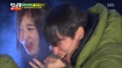 제작진, 실수로 멤버들 대신 물 맞아(런닝맨 178회)