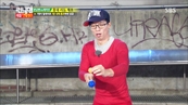 하하,유재석,지석진! 빨간 내복입고 홍대에서 리듬체조 [런닝맨]