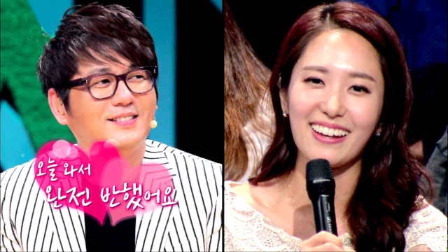 신승훈, 정주희 캐스터 등장에 광대 승천 “미인이세요”