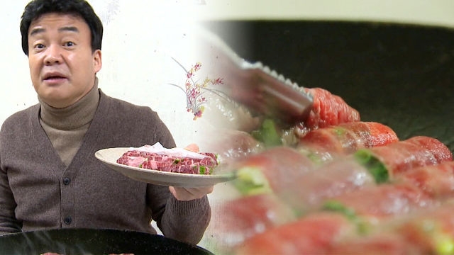하루 2000개씩 마는 원주 소고기 말이 ‘비주얼 어택’
