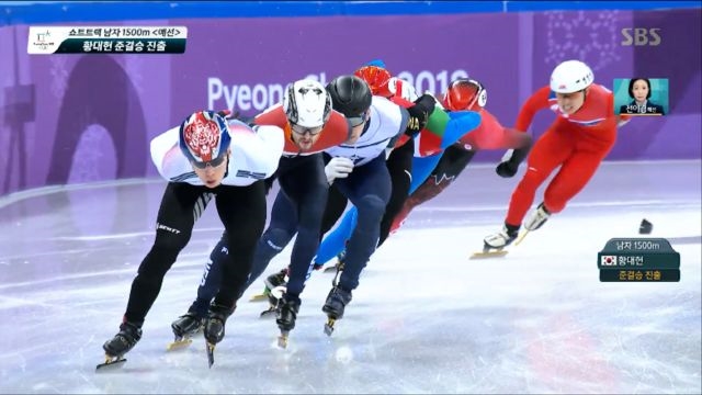 쇼트트랙 남자 1500m - 가볍게 1위로 예선 통과하는 황대헌