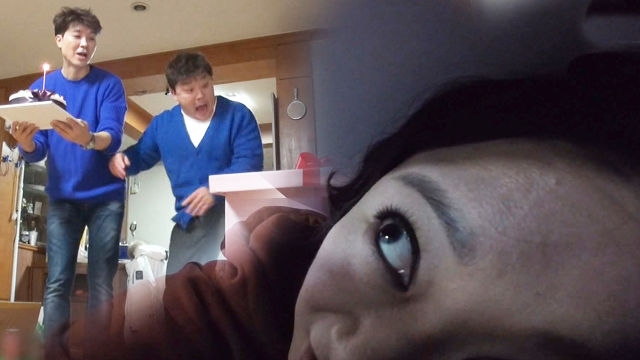 윤정수, 박수홍과 김숙의 깜짝 이벤트에 기겁 “으악 x3!”