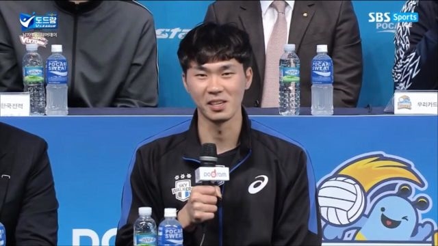 [남자부 미디어데이] 전광인, 노재욱 선수의 양팀 상대전적 예상