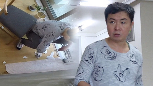 보는 사람 속 터지는 임원희의 도배 ‘삐뚤빼뚤’