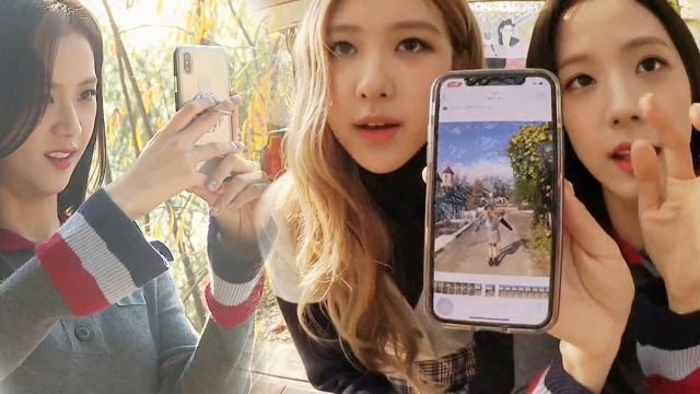 로제·지수, 점프 사진 꿀팁 공개 ‘공중부양’