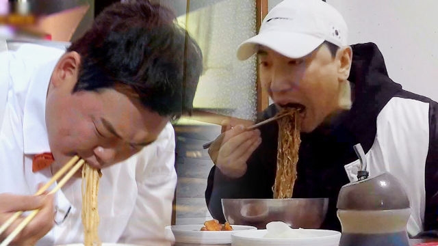 ‘김준현 빙의(?)’ 라이머, 막국수 홀릭 신들린 먹방