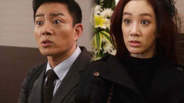 박상면 장례식장에서 체포되는 이범수－정려원