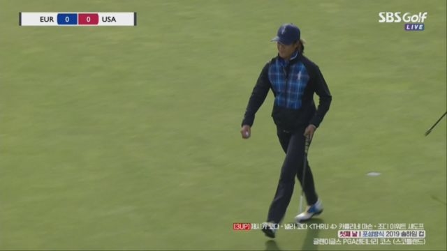 [솔하임컵 1R] 조지아 홀의 멋진 버디 퍼트