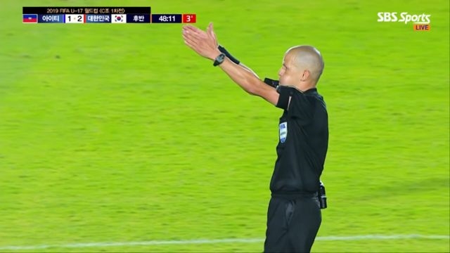 [대한민국 vs 아이티] 마지막 찬스에서 골키퍼를 넘지 못한 윤석주