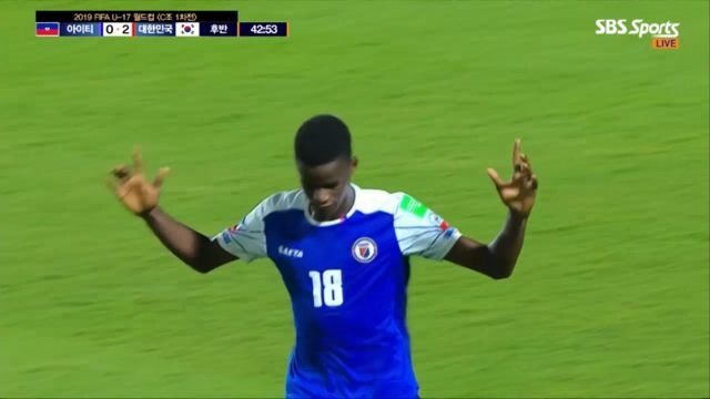 [대한민국 vs 아이티] 카를 상트의 중거리 득점! 추격의 불씨를 살리는 아이티