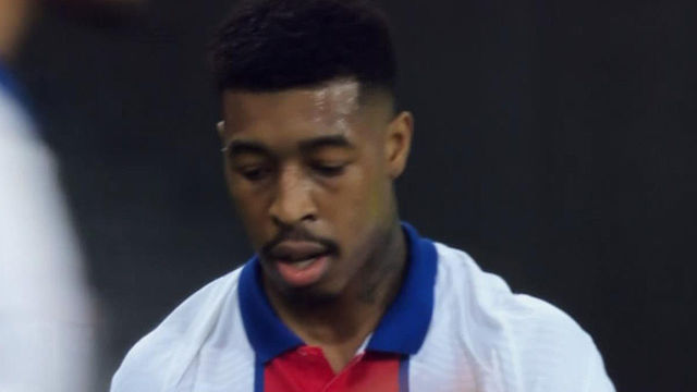 안드레의 저돌적인 압박, 당황한 킴펨베의 위험한 반칙 [릴 vs PSG]