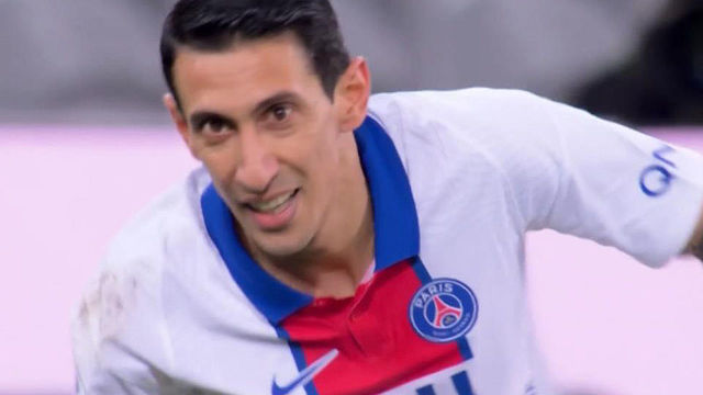 마르키뉴스의 패스에 맞춘 디마리아의 감각적인 오버헤드킥 [릴 vs PSG]