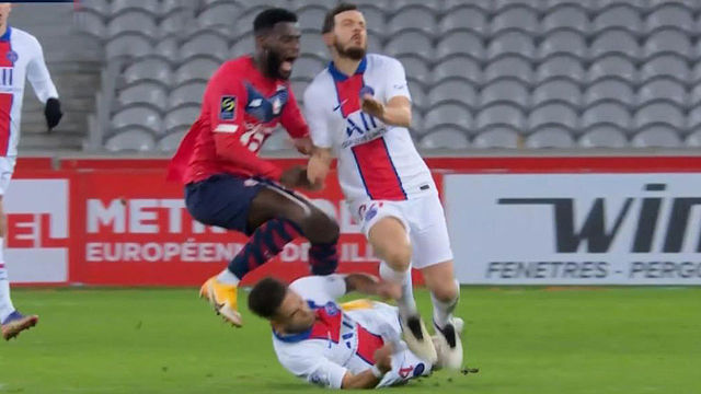 크게 충돌하는 선수들, 부상 문제 심각한 PSG [릴 vs PSG]