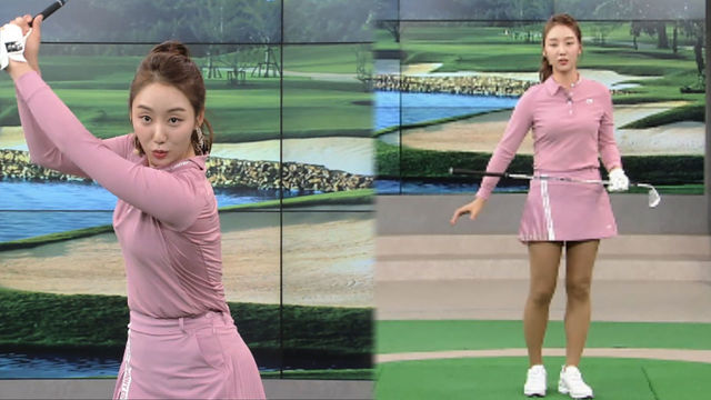 [김혜리 레슨] 웨지샷 거리 조절은 일관된 백스윙 크기로