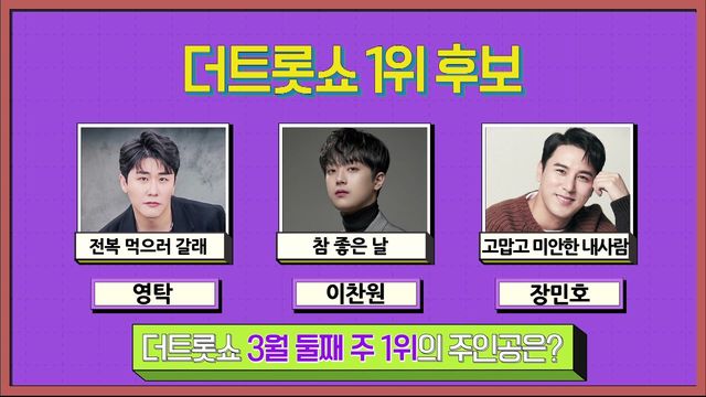 더트롯쇼 3월 둘째주 1위의 주인공은? | THE 트롯SHOW 220307