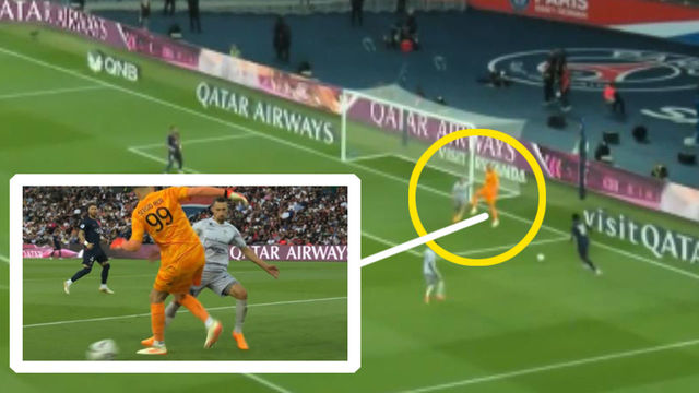불필요한 발길질, 거친 전방 압박에 짜증난 돈나룸마 [PSG vs 클레르몽]