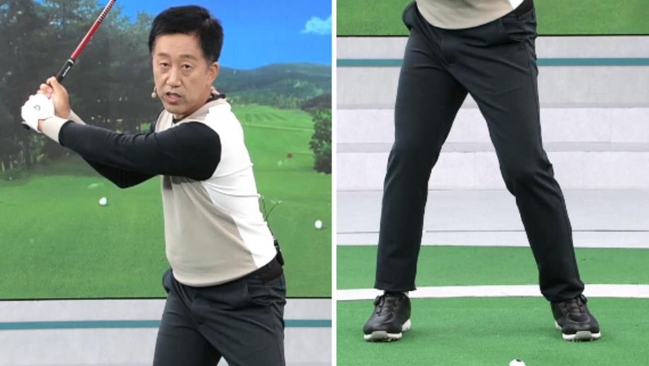 [허석호 레슨] 드라이버샷, 하체 잡고 상체 회전하기