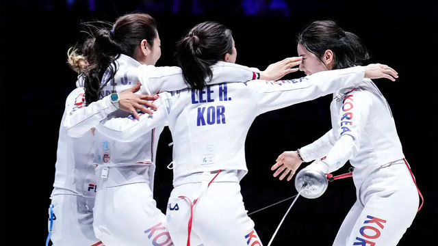 21년만에 해낸 금메달! 정상에 오르는 대한민국 [펜싱 여자 에페 단체 결승전]