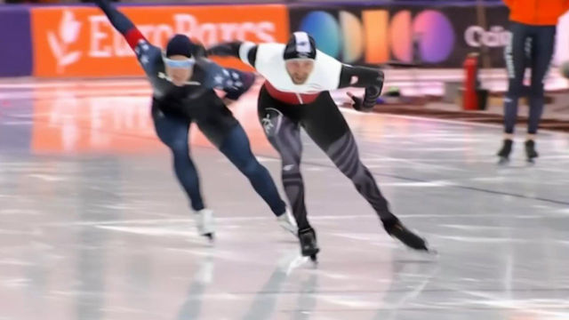저돌적인 레이스 보여준 다미안 주레크 [3차 월드컵 남자 1000m]