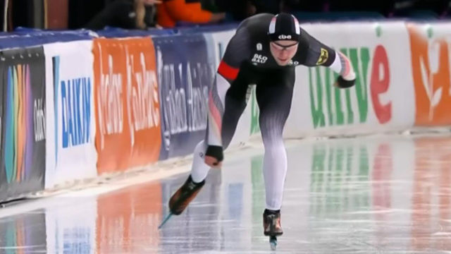 힘의 배분이 아쉬운 돔베크 [3차 월드컵 남자 1000m]