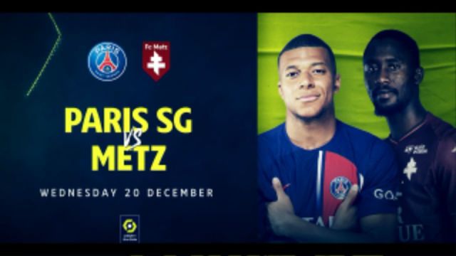 프랑스 리그1 17라운드, PSG vs 메스 공식 예고편