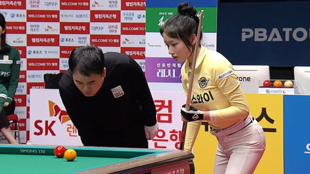 혼신의 노력! 어렵게 점수를 얻어내는 한지은 [ 팀리그 5라운드 에스와이 vs NH농협카드]
