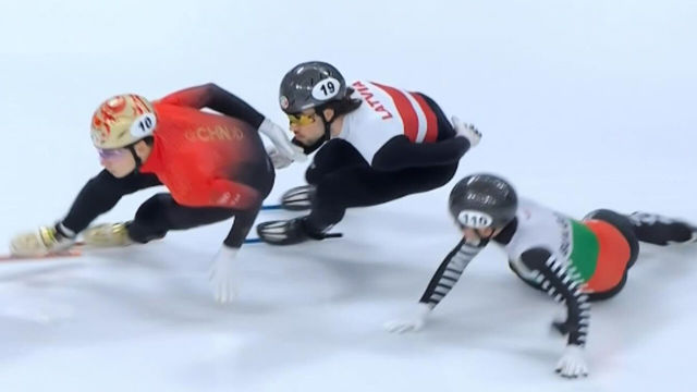 첫 레이스부터 비디오 리뷰 2건 발생! 류사오앙 1위 진출 [세계선수권 남자 1500m 준결승]