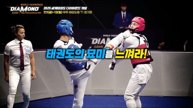 태권도의 묘미를 느껴라! 2025 세계태권도 다이아몬드 게임 [예고]