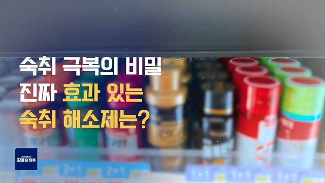숙취 극복의 비밀! 진짜 효과 있는 숙취 해소제는?