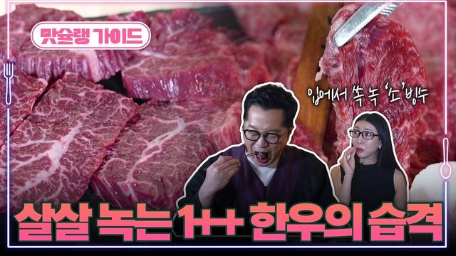 살살 녹는 1++ 한우의 습격