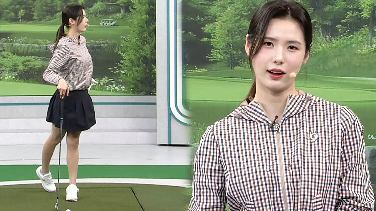 [박진이 레슨] 체중이동과 회전 합체, 발바닥으로 밀어내는 느낌 느끼기