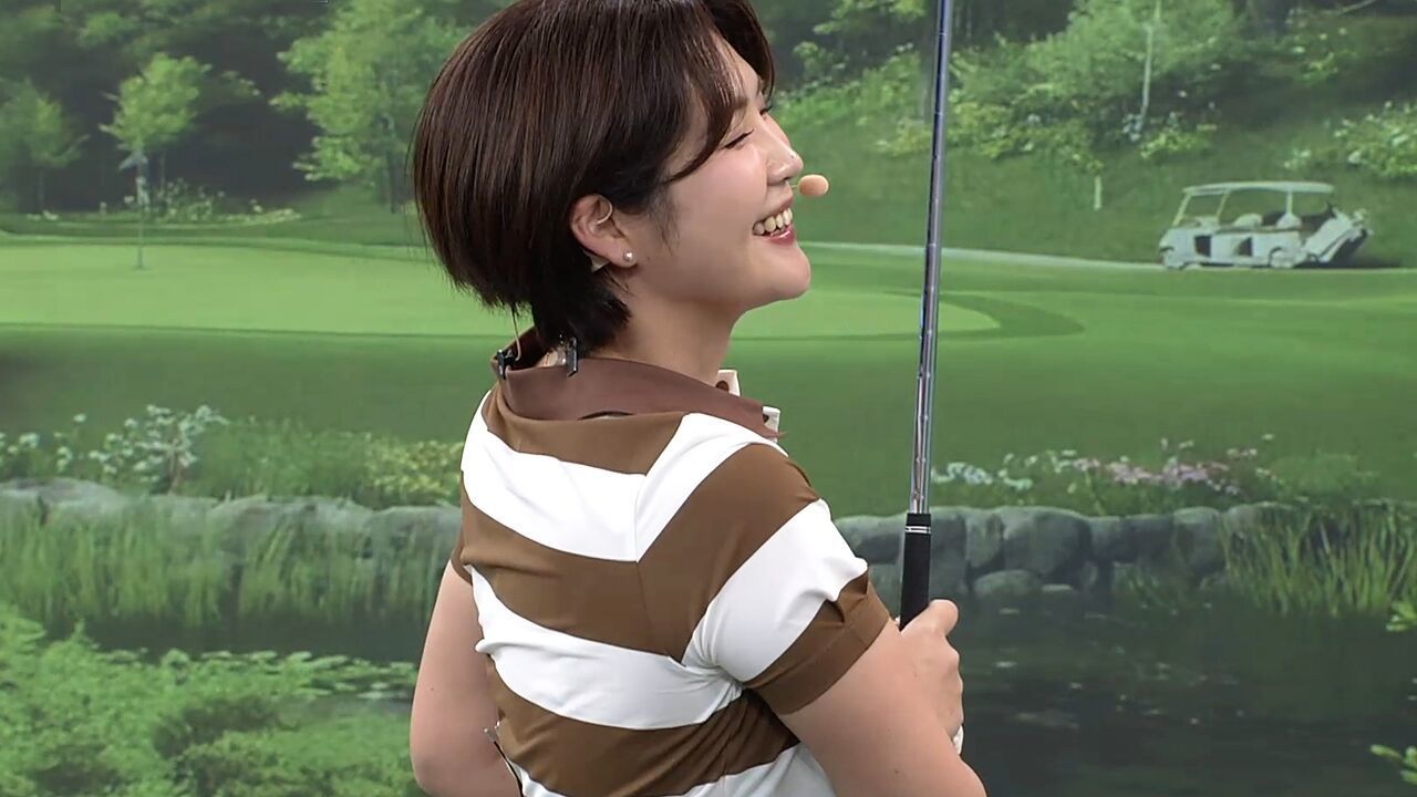 [한정은 레슨] 인상쓰면 안돼요! 백스윙과 팔로스루에서 힘 빼는 비법
