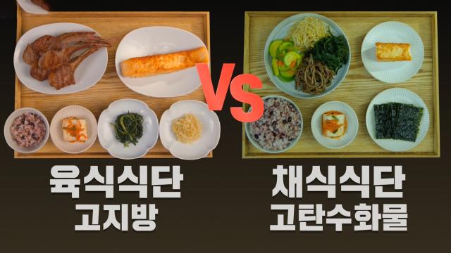 ‘육식식단’과 ‘채식식단’ 뜻밖의 결과?!