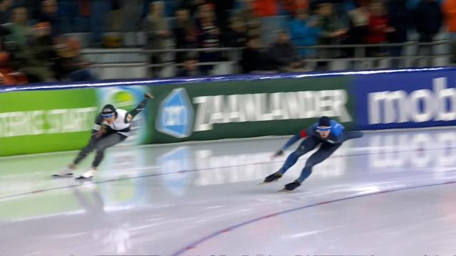 선두 기록 못따라 잡는 노노무라 타이요와 예브게닌 코쉬킨 [월드컵 2차 남자 500m]