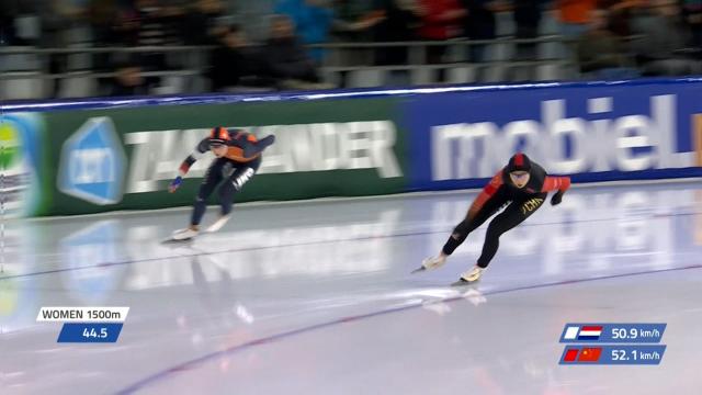 빠르게 들어오는 조이본과 리치스 [월드컵 2차 여자 1500m]