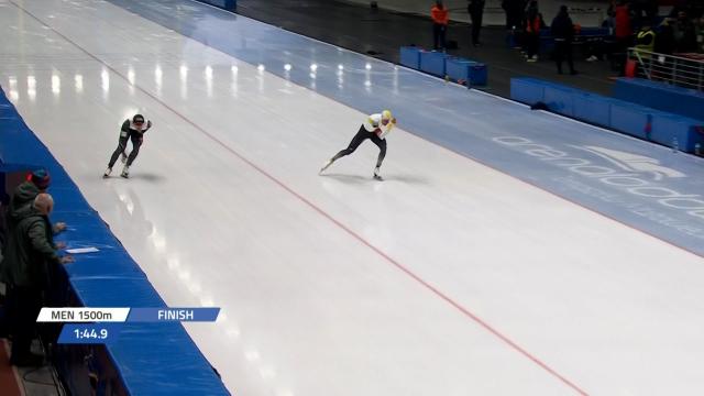 후반이 강한 바르트 스빙스 [월드컵 6차 남자 1500m]