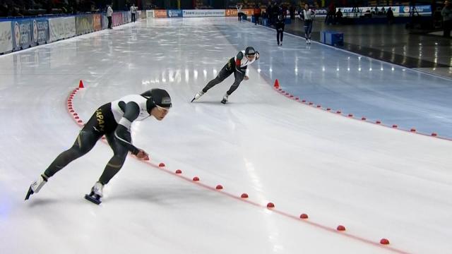 기록을 끌어 당기는 야마네 가코 [월드컵 6차 여자 500m]