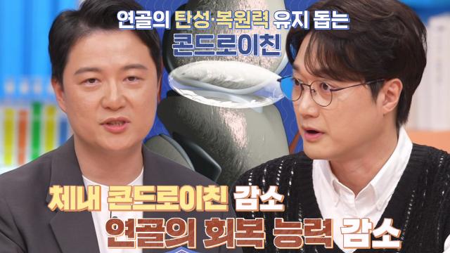 연골 핵심 성분 ‘콘드로이친’ 감소 시 발생하는 문제점
